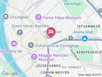 Almássy Apartman Budapest a térképen