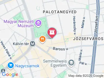 Almássy-palota Budapest a térképen