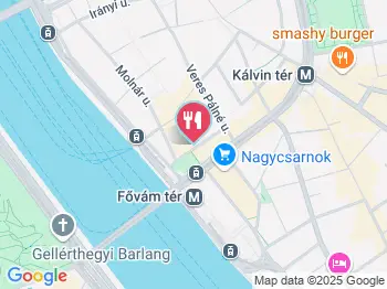 Amber's French Bakery & Cafe Budapest a térképen