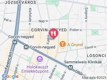 Amici Miei Budapest a térképen