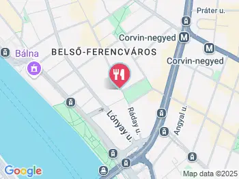 Amin Turkish gyros Budapest a térképen