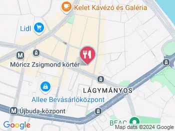 Amore' - Pasta e Basta Budapest a térképen