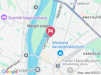 Anadin Hostel Budapest a térképen