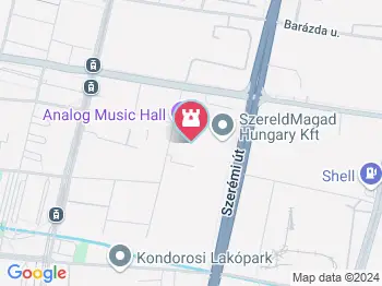Analog Music Hall Budapest a térképen