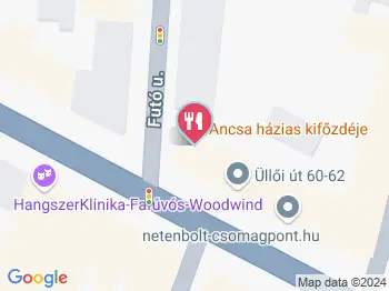 Ancsa kifőzde Budapest a térképen