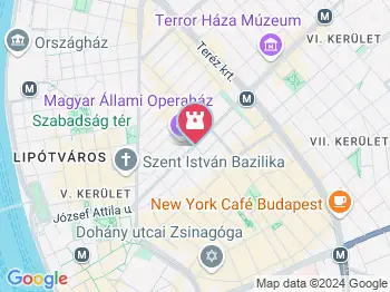 Andrássy út Budapest a térképen