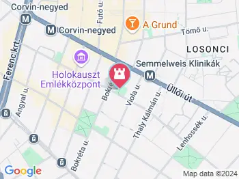 Angyal István-emlékmű Budapest a térképen