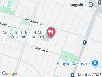 Angyalföldi József Attila Művelődési Központ Büfé Budapest a térképen