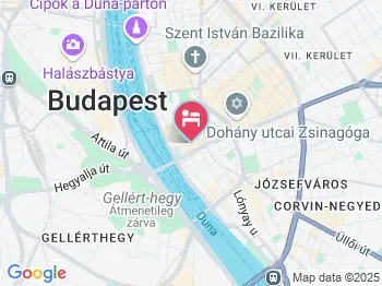 Animation City Hostel Budapest a térképen