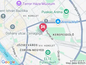 Anita Apartments Budapest a térképen