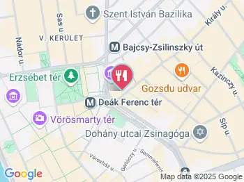 Anker Klub Budapest a térképen