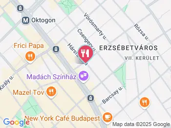 Anno Étterem Budapest a térképen