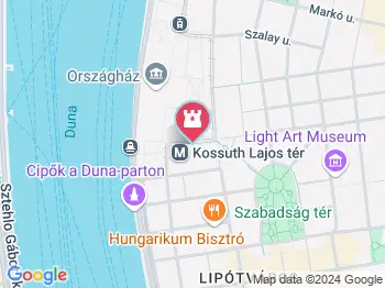 Anya gyermekével szobor Budapest a térképen