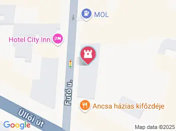 Anya a gyermekével Budapest a térképen