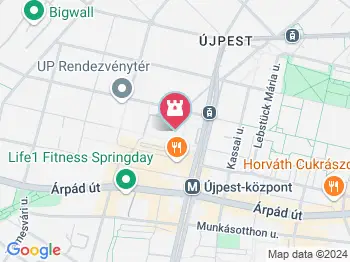 Anya gyermekkel Budapest a térképen