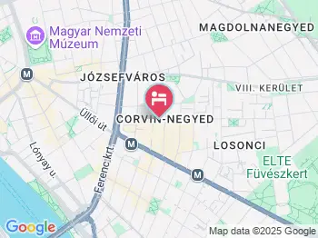 Práter Residence Budapest a térképen