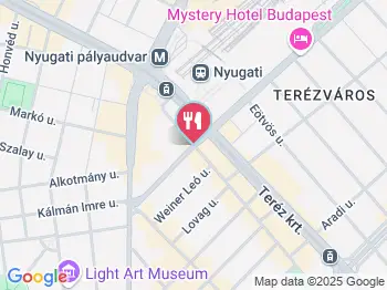 Ape Regina Budapest a térképen