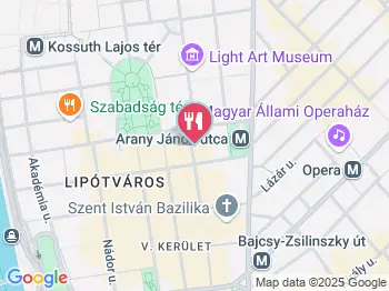 APExpress Budapest a térképen