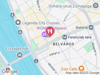 Apostolok Étterem és Jégbüfé Budapest a térképen