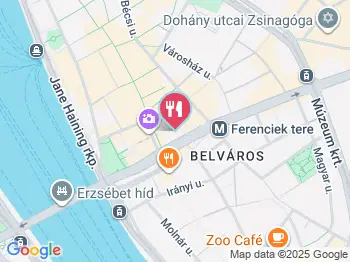 Apostolok Étterem Budapest a térképen