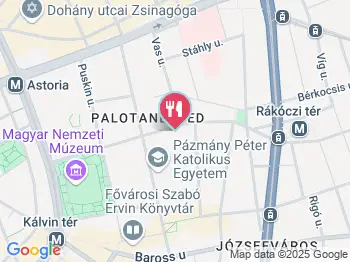 Apricot Coffee Budapest a térképen