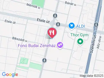 Apróka Black Dog Pub Budapest a térképen