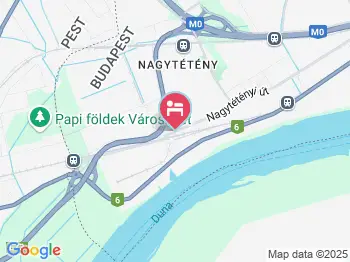 Aquarius Szálloda Budapest a térképen