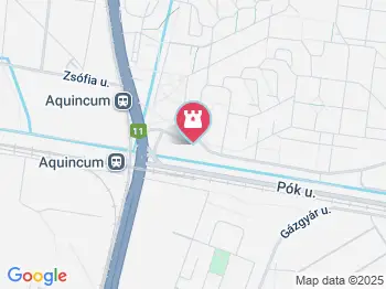 Aquincumi Múzeum és Régészeti Park Budapest a térképen