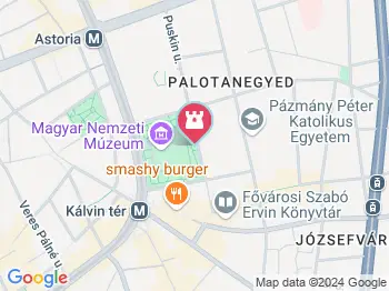 Arany János szobor Budapest a térképen