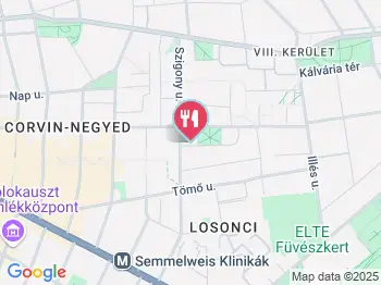 Arany Tacskó Bistro Budapest a térképen