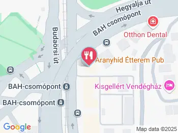 Aranyhíd Étterem Söröző Budapest a térképen