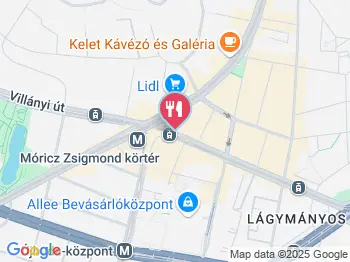 Aranykorsó Söröző Budapest a térképen