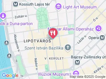 Aranysas Főzelékbár Budapest a térképen