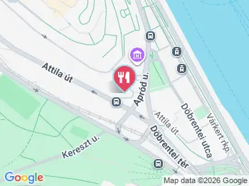 Aranyszarvas Budapest a térképen