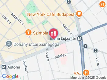 Araz Étterem Budapest a térképen