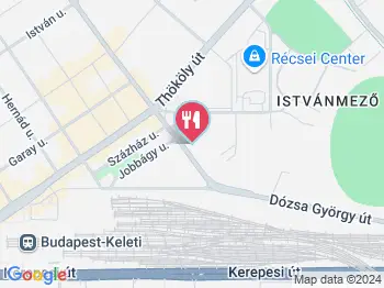 Aréna Bistro Budapest a térképen