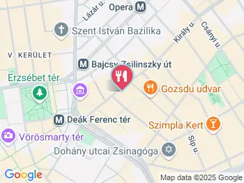 Arioso Kávézó Budapest a térképen