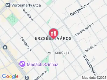 Aroma Indian Restaurant Budapest a térképen