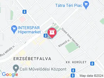 Árpád-házi Szent Erzsébet templom Budapest a térképen