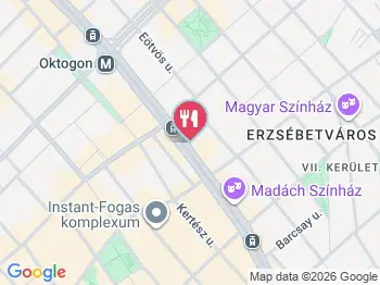 Art+Cafe Budapest a térképen