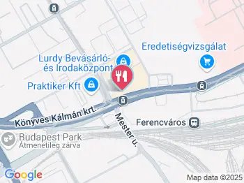 Asia Wok - Lurdy Ház Budapest a térképen