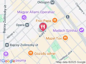 Asiatic's Budapest a térképen