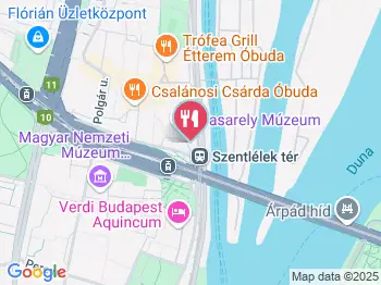 Átszálló Budapest a térképen