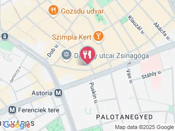 Attaboy Bistro Budapest a térképen