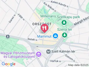 Auguszt Cukrászda Budapest a térképen