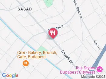 Auguszt Pavilon Budapest a térképen