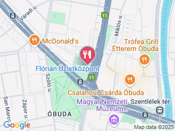 Aum Étterem Budapest a térképen