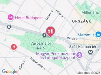 Avanti Pizzéria Budapest a térképen