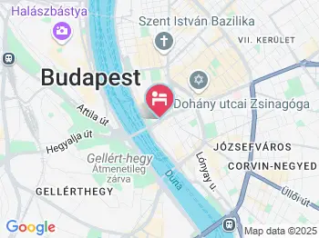 Avenue 83 Fashion Hotel Budapest a térképen