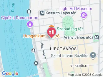 Aviator Cafe & Bistro Budapest a térképen